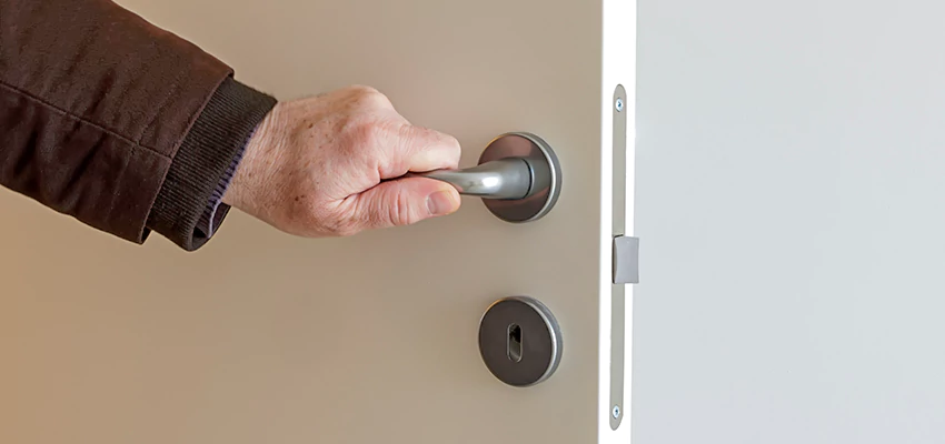 Restroom Locks Privacy Bolt Installation in Banning, California